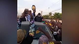 Francis Ngannou goes home for the 1st time with UFC Heavyweight Title to Cameroon