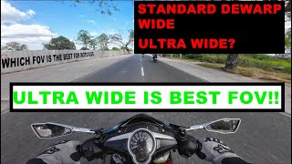 Best settings FOV for motovlog