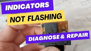 Indicator not flashing (indicator not blinking)