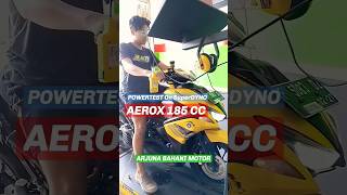 PowerTEST On SuperDYNO 50LA AEROX 185cc #powertest #dynotest #aerox #arjunabahanimotor