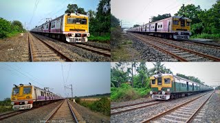 Different Types of Old Conventional EMU Running for Stuff Special||KWAE-BDC Stretch||ER