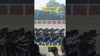 Agniveer first batch POP | #agniveer #parade #indianarmy #armytraining #indian #ytshorts