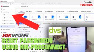 Hikvision Password Reset with Hik-ProConnect On and Offsite