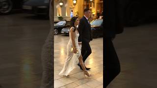 Elegant rich couple walking through Monaco #billionaire #monaco #luxury #trending #lifestyle #fyp