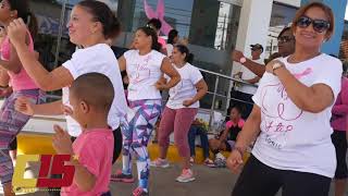 Dj Joe Baile de Zumba mes de la lucha contra el Cancer de la Mujer Radonic