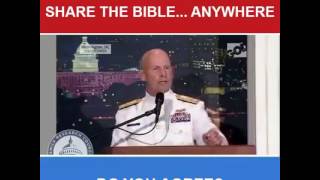 Our Troops should be able to share their Bibles ... Anywhere