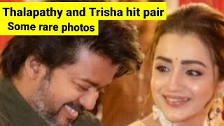 Thalapathy Vijay and Trisha Krishnan | rare unseen photos #viralvideo #trending #thalapathy #trisha