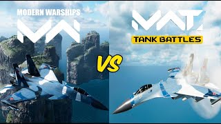 Su-37 Terminator MWT Tank Battles vs Su-37 Terminator Modern Warships