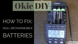 How to Fix Your Amazon Rechargeable Batteries: Null Charging