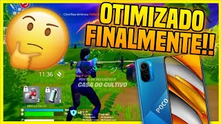 NOVA OTIMIZAÇÃO/60 FPS ESTÁ BOM!? | FORTNITE MOBILE!!! (poco f3)