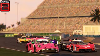 AMS2 | VR | At Daytona in a Porsche 992 GT3 R with the very cool AO Racing's "Roxy" livery |