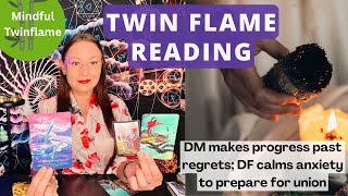 TWINFLAME DM/DF DAILY UPDATE | DM makes progress past regrets; DF calms anxiety to prepare for union