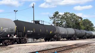 Long Norfolk Southern Tank Train in Columbiana, Ohio