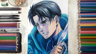 วาดรีไวล์ Drawing Levi Ackerman (Attack on Titan Final Season) | Fame Art