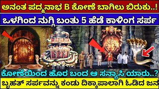 ಅನಂತ ಪದ್ಮನಾಭಸ್ವಾಮಿ ದೇಗುಲದ ಬಿ ಕೋಣೆ ರಹಸ್ಯ | anantha padmanabha swamy temple B room secrets #mystery