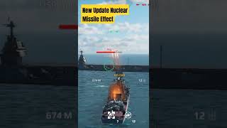 New Update Nuclear Missile Effect #modernwarships #game #shortsvideo #shorts #youtubeshorts