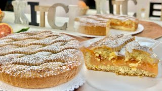 CROSTATA di stagione cremosa e friabile  all'ARANCIA e cioccolato bianco 🔝🔝