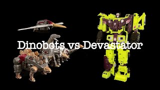 Dinobots vs Devastator