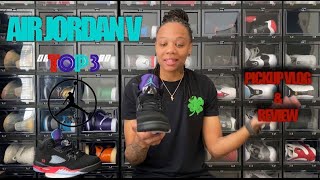 Air Jordan V "Top 3" Pickup Vlog & Review