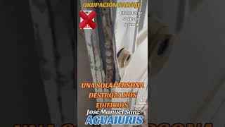 🤬🔥UN SOLO OKUPA DESTROZA DEL S EDIFICIOS DE VIVIENDAS EN HORCAJO DE SANTIAGO, CUENCA 🔥🤬