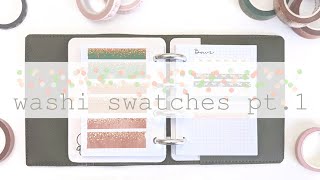 Washi Tape Swatch Book Pt. 1 | Swatches & Storage