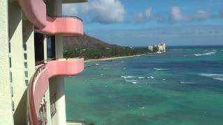 Royal Hawaiian Waikiki Beach View from the Royal Beach Tower