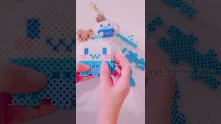 Cinnamoroll 3D Keychain Charm made with Perler beads⁣