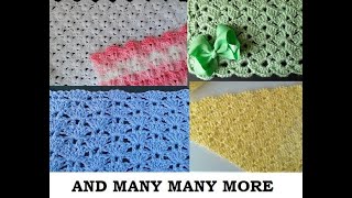 Crochet; Crochet patterns: Easy Crochet Blankets. Many different crochet blankets and projects.