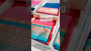 shopping love #shopping #saree #sareelover