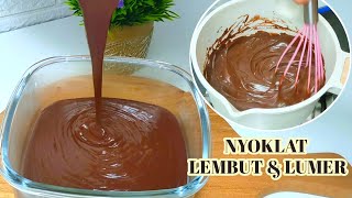 Cara membuat selai coklat || cocok untuk isian berbagai macam jenis roti (NYOKLAT, LEMBUT DAN LUMER)