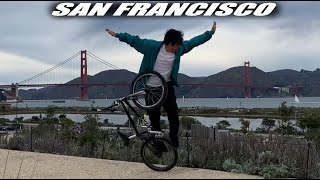 BMX Golden Gate San Francisco / San Jose Trip Riding Un Level Spots