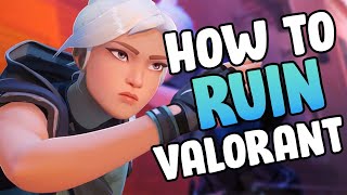 HOW TO RUIN VALORANT ONLINE TURNEY | VALORANT INDONESIA