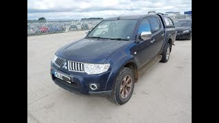 Проверка работы двигателя Mitsubishi L200-IV 2011 г. 4Х4 МКПП 2.5 D 4D56  Англия T44732