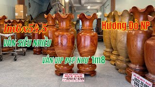 Lục Bình Hương Đỏ 1m6x54,5 Vân Vip Đẹp Như Hàng 1m8, Cực Hiếm