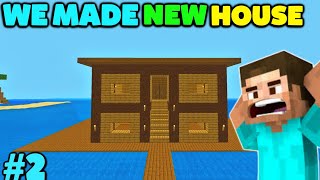 WE MADE OUR NEW HOUSE MINECRAFT MULTIPLAYER GAMEPLAY #2 | TAHA GAMING