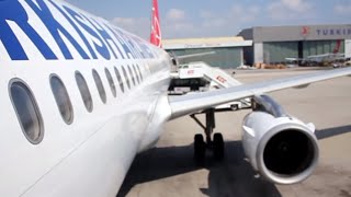 Turkish Airlines Flight Report : TK1939 Istanbul to Brussels a321-200 1080p HD SamyTravels