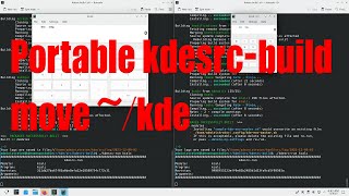 Portable kdesrc-build - move the directory ~/kde - December 2023 - 5824b7ee