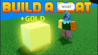 This BLOCK gives you GOLD! (Glitch) | ROBLOX Build A Boat