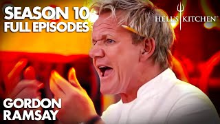 Hot-Headed Chef ANGERS Gordon! | Hell's Kitchen | Season 10 - Episodes 16, 17, 18 | Gordon Ramsay