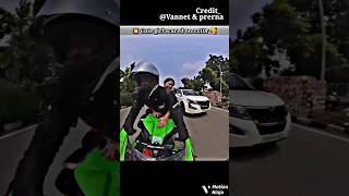 💥Cute girl scared on zx10r ride 🥰|| #_ytshorts_ #_virelvideo #_trending🔥🔥@MotovloggerVijayStuntz