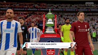 Emirates FA Cup | Brighton And Home Albion VS Liverpool | Fifa 19 Gameplay | Mogule Cloud Game