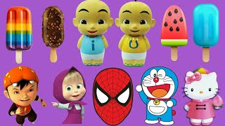 Hunting Es Krim Balon Spiderman Permen Yupi Upin Ipin Doraemon Baby Shark Ikan Hiu 53