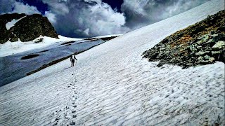 Thru Hiking the Via Alpina Red Trail Stage R35 Dun / Pfunders to Pfischerjoch Südtirol Italy 13km