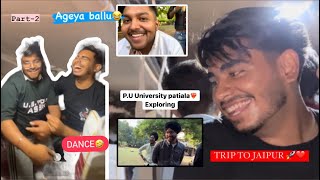 Trip to jaipur Part-2|| PU UNIVERSITY PATIALA|| Dukh Niwaran Gurudwara Patiala🙏🏻||