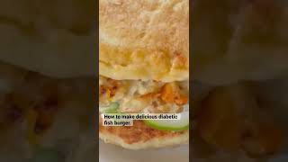 How to make delicious fish burger #shorts