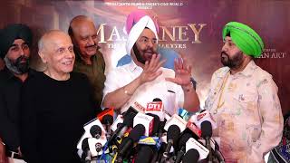 Daler Mehndi, Mahesh Bhatt, Tarsem Jassar And Gurpreet Ghuggi Were At The Screening Mastaney