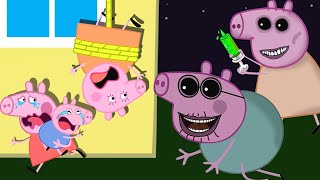 Zombie Apocalypse, Dad Pig turns into a Zombie🧟‍♀️ | Peppa Pig Funny Animation