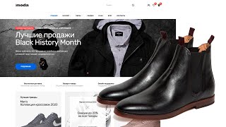 Готовый интернет-магазин fasion на opencart 3