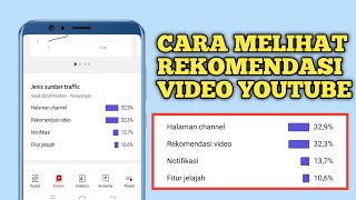 Cara melihat Berapa Persen Video Kita di Rekomendasikan oleh YouTube