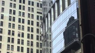 Window Washers rescued by CFD on St Patrick's Day 2016